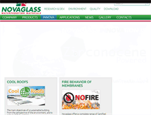 Tablet Screenshot of novaglass.com